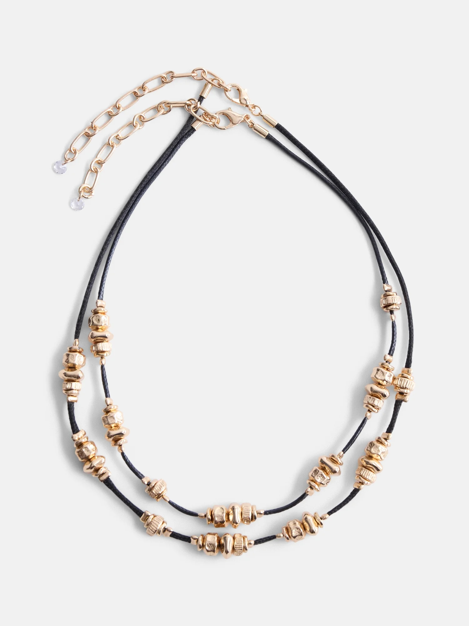 Scenario Women's Corded Necklaces, 2-Piece Set | Walmart (US)