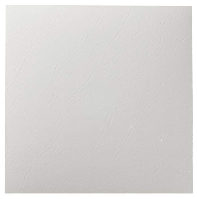 Achim Home Furnishings FTVSO10220 Nexus 12-Inch Vinyl Tile, Solid White, 20-Pack | Amazon (US)