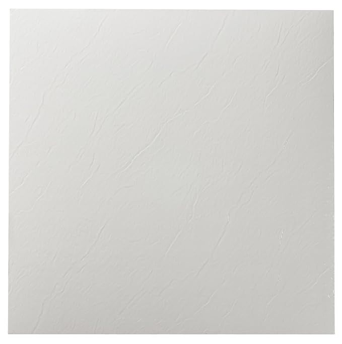 Achim Home Furnishings FTVSO10220 Nexus 12-Inch Vinyl Tile, Solid White, 20-Pack | Amazon (US)