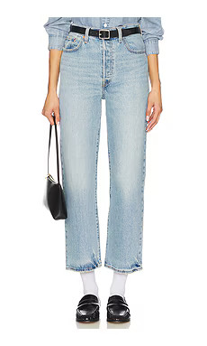 LEVI'S Ribcage Straight Ankle in Let's Share from Revolve.com | Revolve Clothing (Global)