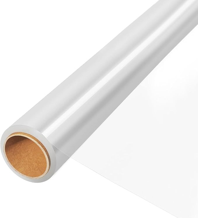 JOYIT 50' Long X 17.5” Wide Clear Cellophane Wrap Roll - 3 Mil Thicker Cellophane Roll, Clear B... | Amazon (US)