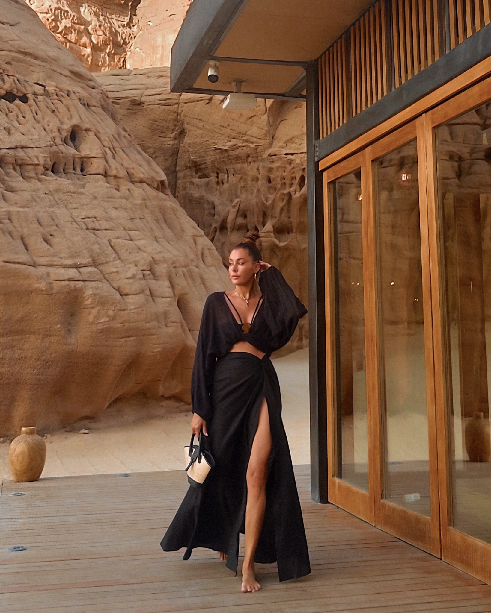 Poolside to night worthy look just add a flowy top to your gold hardware bikini and chic skirt. Fits tts. Wearing size small swim and xs skirt. Flowing top by studio Tia everything else linked  

#LTKSwim #LTKStyleTip #LTKSeasonal