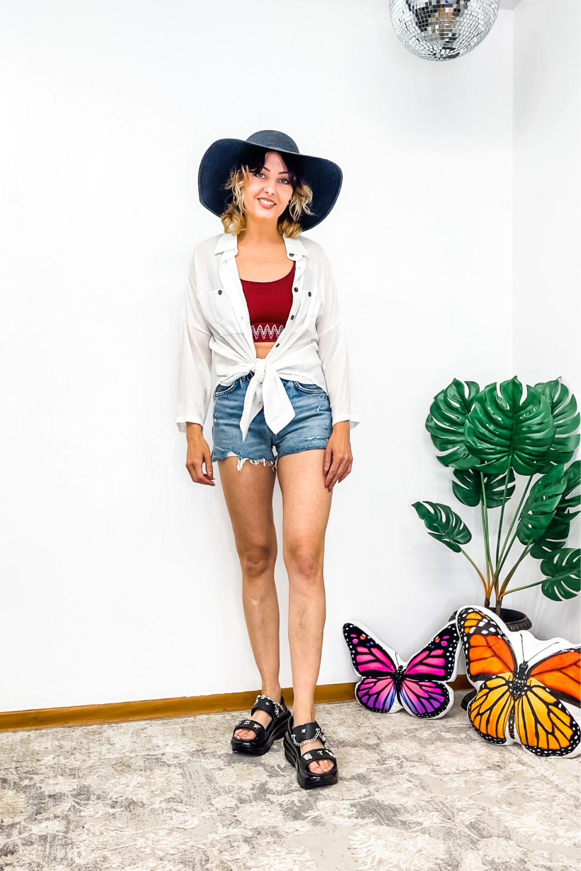 Quick and easy Summer Outfit with platform Crocs. 


Swim wear
Swim suit cover up
Distressed jean shorts
Jean shorts
Agolde jean shorts
Button up
Button up top for summer
Button up top
Summer outfit
Cover up for swimsuit
Summer fashion
Summer style
Summer swimwear 
Beachwear 
Outfit for the beach
Cute swimwear
Cupshe
Cupshe swimsuit
Cupshe swimwear
Jumpsuit
Flattering swimwear 
Poolside outfit
Outfit for the pool 
Sheer cover up
Cover up
Swim cover up
Summer hat
Summer sandals
Crocs
Croc sandals 
Mega crush croc sandals 
Mega crush
Goth crocs
Grunge style
Grunge fashion
Goth style
Goth crocs
Goth fashion
Gothic swimwear 
Goth swimwear
Grunge swimwear 
Gothic style
Platform sandals 
Platform crocs
Hat for the summer
Croc charms
Croc Jibbitz 
High waisted swimsuit 
High waist swimsuit 
High waist swim
High waist swimwear 
Comfortable swimwear 
Agolde shorts
Agolde

#LTKswim #LTKstyletip #LTKSeasonal