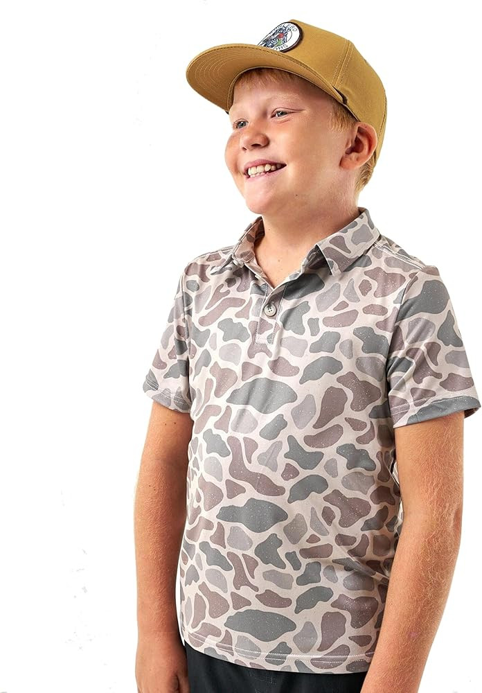 Burlebo Youth Performance Polo \u2013 Lightweight Stretch Fabric, Moisture-Wicking Comfort, Every... | Amazon (US)