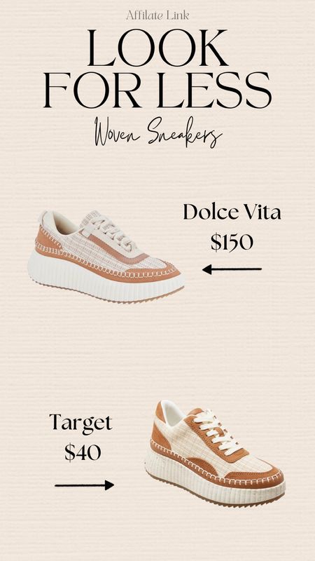 Cute and chic sneakers for such a good price!

Dolce vita sneakers, dolce vita dupes, Target style, Target finds.

#LTKshoecrush #LTKunder50