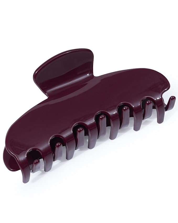 ACECHA Large Acetate Hair Claw Clip for Women, 4.1" Polka Dots French Hair Clips for Thick & Thin... | Amazon (US)