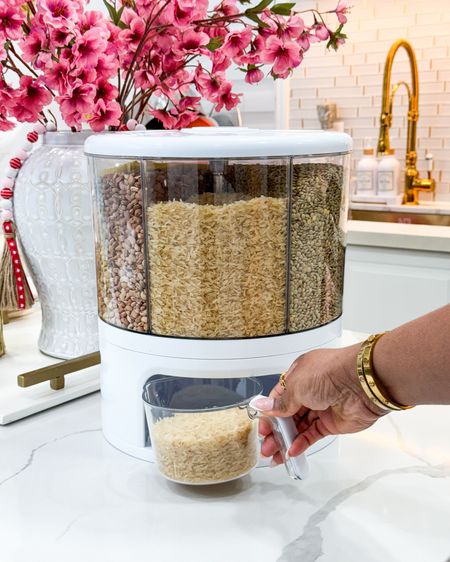 Love the convenience and practicality of this 6 grain dispenser. You don’t have to clutter your pantry with different bags of grains.
Organizer | dispenser | home | kitchen finds 

#LTKU #LTKhome #LTKfamily