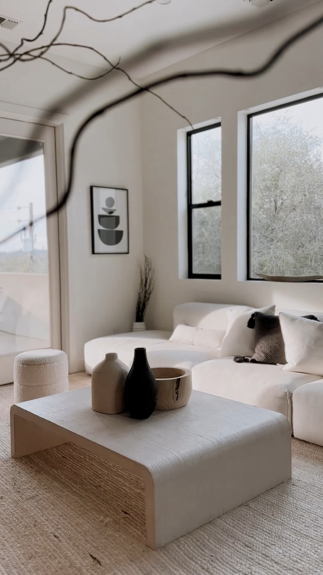 Organic modern home decor  Neutrals, white and black. Target, West Elm, McGee & Co, and. Crate and Barrel. For exact couch message me on Insta for a link 

#LTKsalealert #LTKunder100 #LTKhome