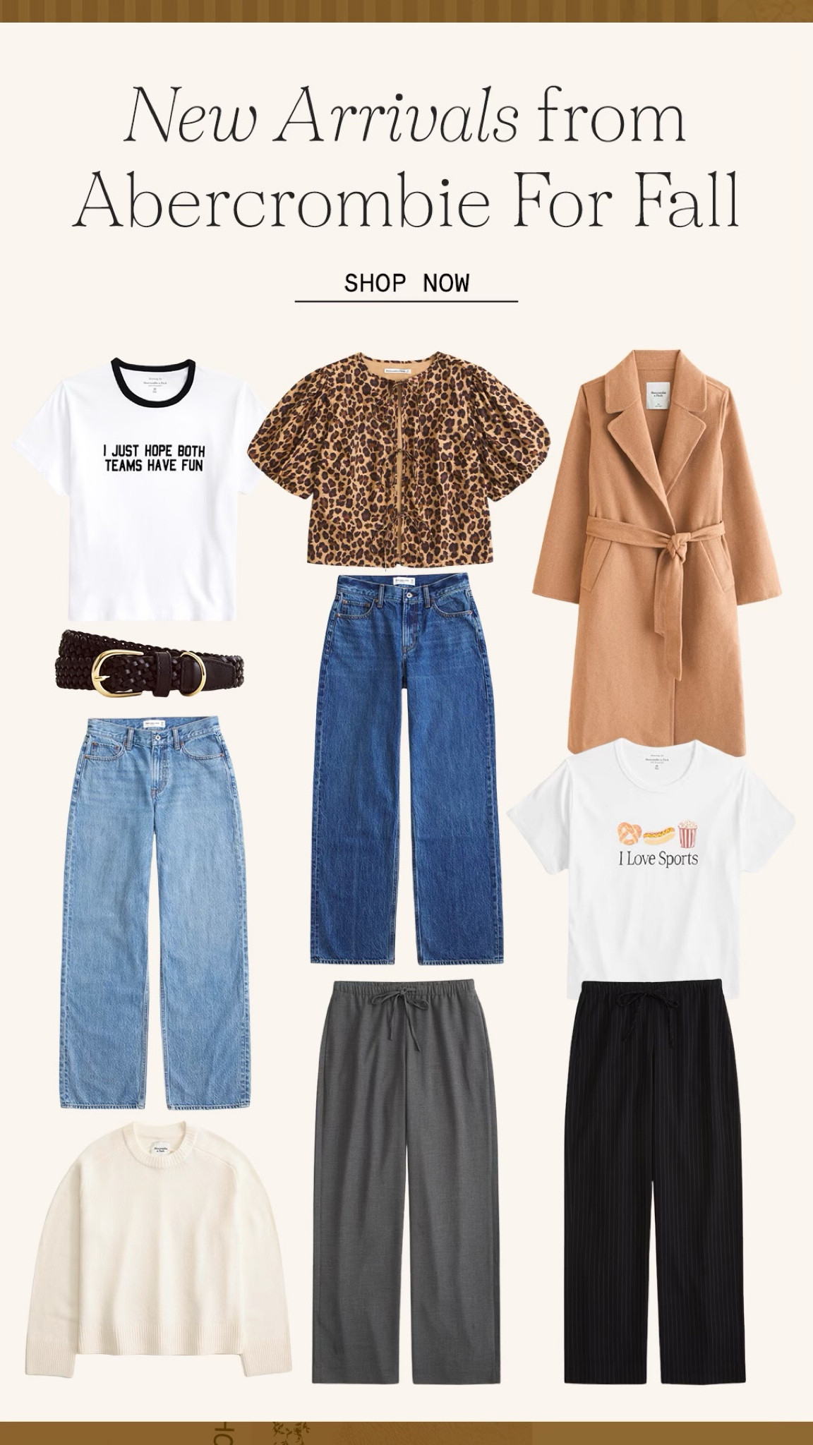 Fall Favorites from Abercrombie! I love the leopard top and the fit of these jeans is sooo good! #abercrombie #falloutfit 

#LTKSeasonal #LTKFindsUnder100