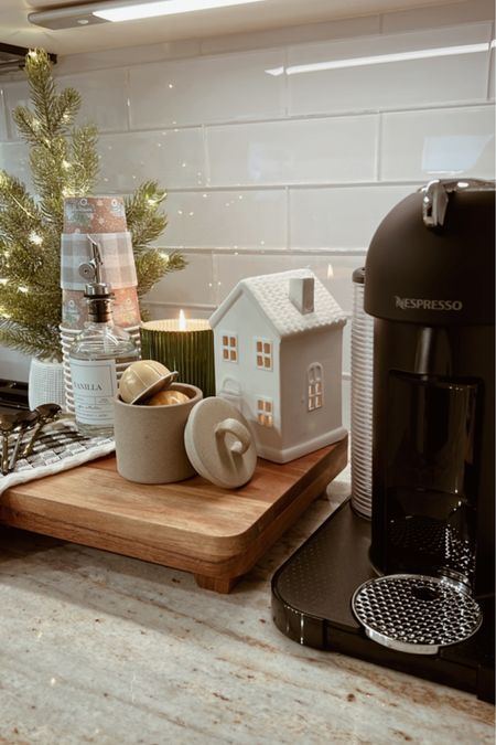 Christmas coffee station 🎄🤍 #coffeestation #christmasdecor

#LTKSeasonal #LTKhome #LTKHoliday