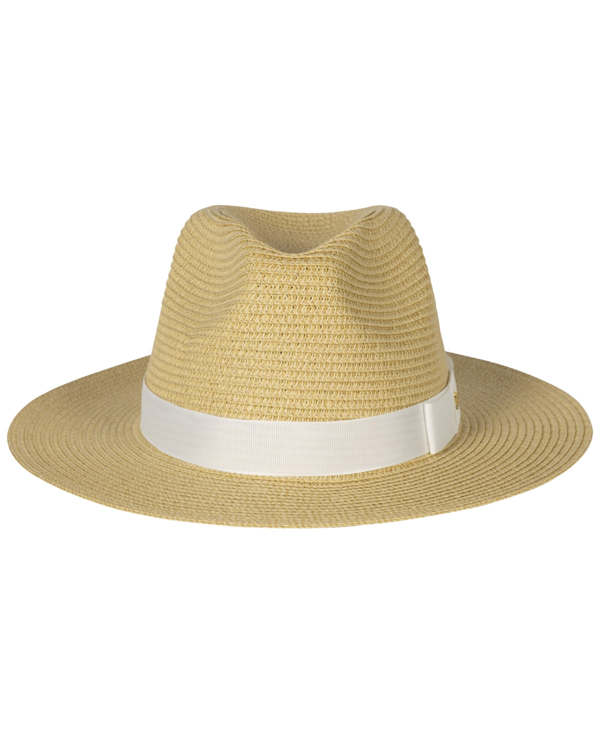 Lauren Ralph Lauren Packable Classic Fedora Hat - Natural/White | Macy's
