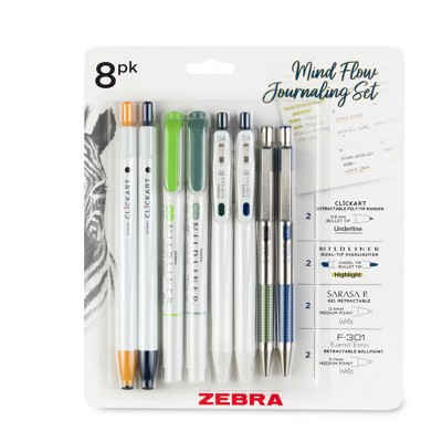 Zebra 8ct Mind Flow Journaling Set | Target