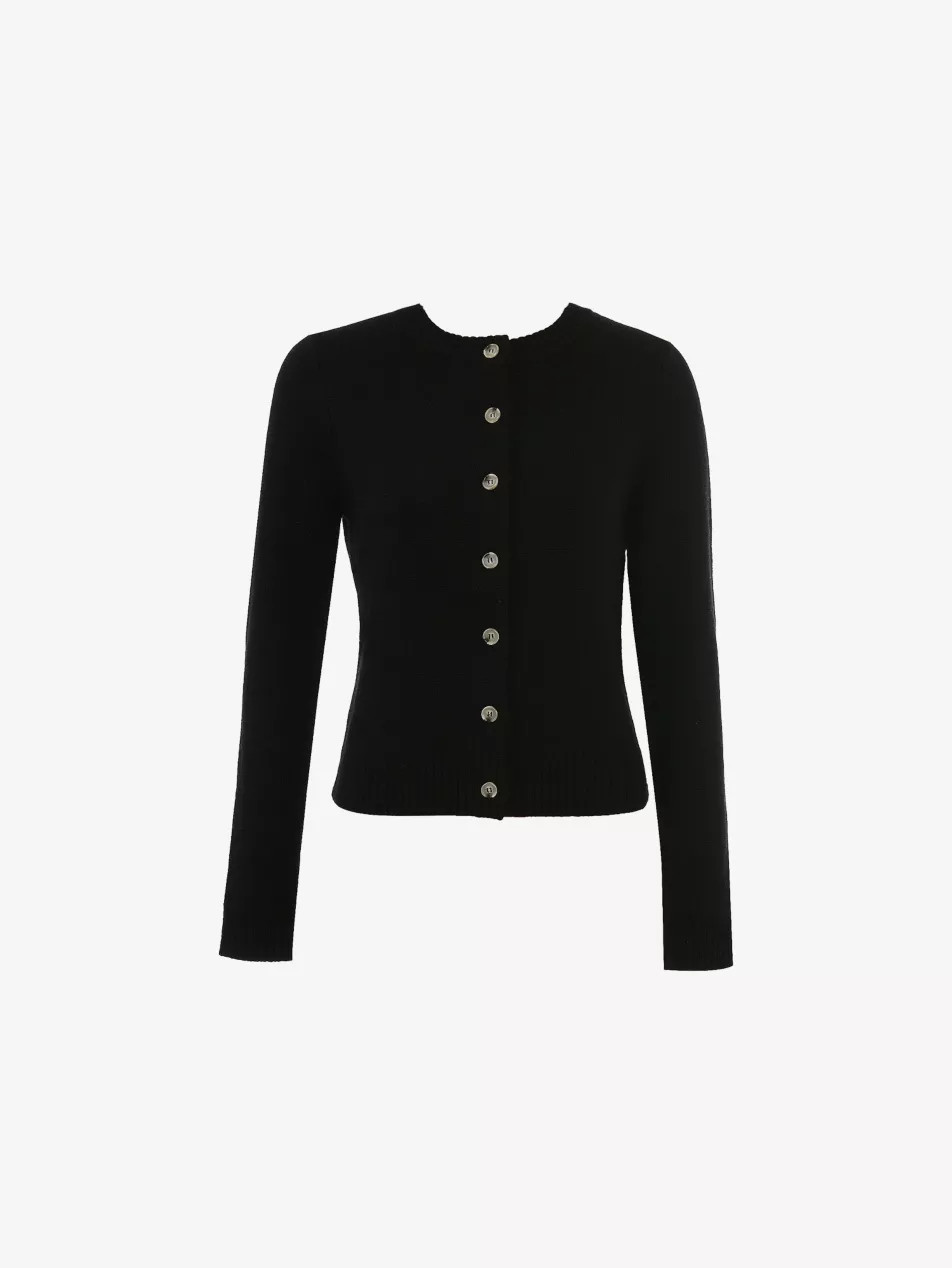 Round-Neck Merino-Wool and Cashmere-Blend Cardigan | Selfridges