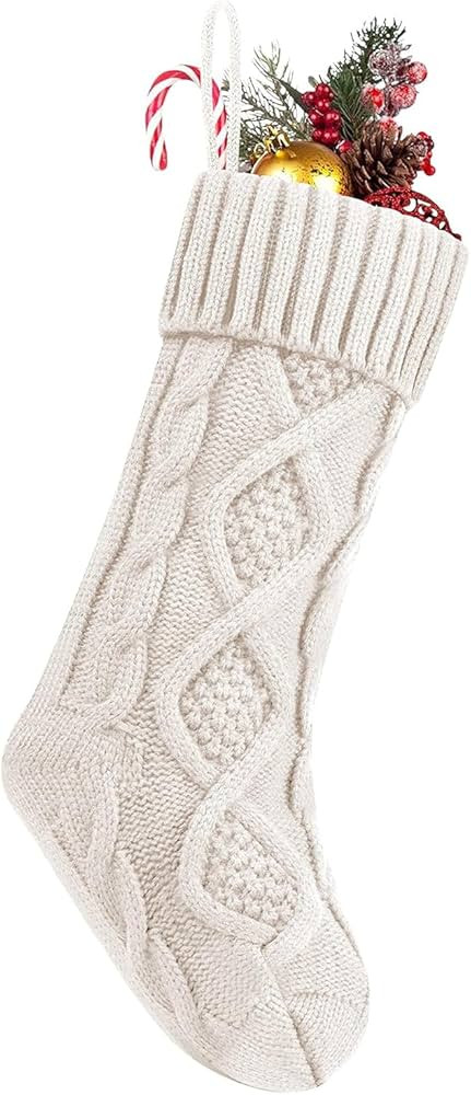 Personalized Stockings Christma, Christmas Stockings, 18 Inches Large Knitted Xmas Stocking for H... | Amazon (US)