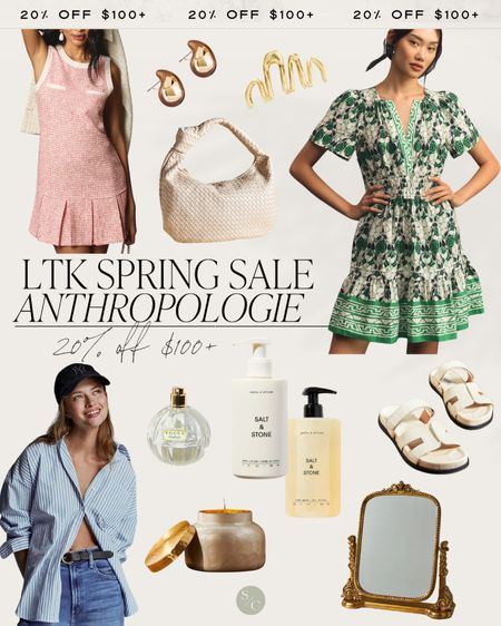 LTK SPRING SALE | ANTHRO
20% off $100 orders

Spring style, spring dress, beauty sale, sandal sale, bag sale

#LTKstyletip #LTKSpringSale #LTKsalealert