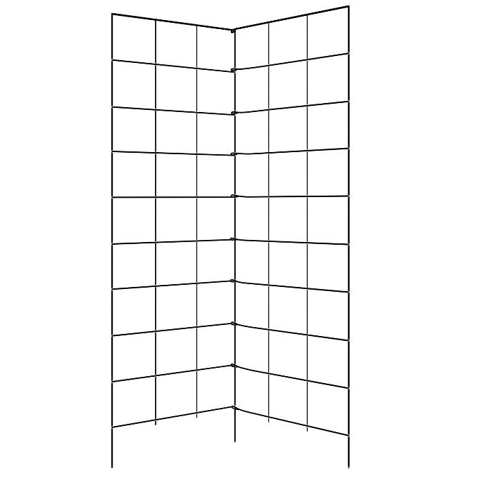 Two Panel Folding Trellis - Black - Gardener's Supply Company | Target