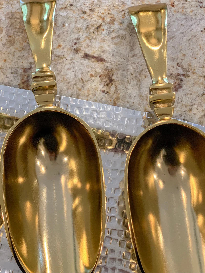 Large Gold Gilded Scoop | Inspire Me! Home Decor