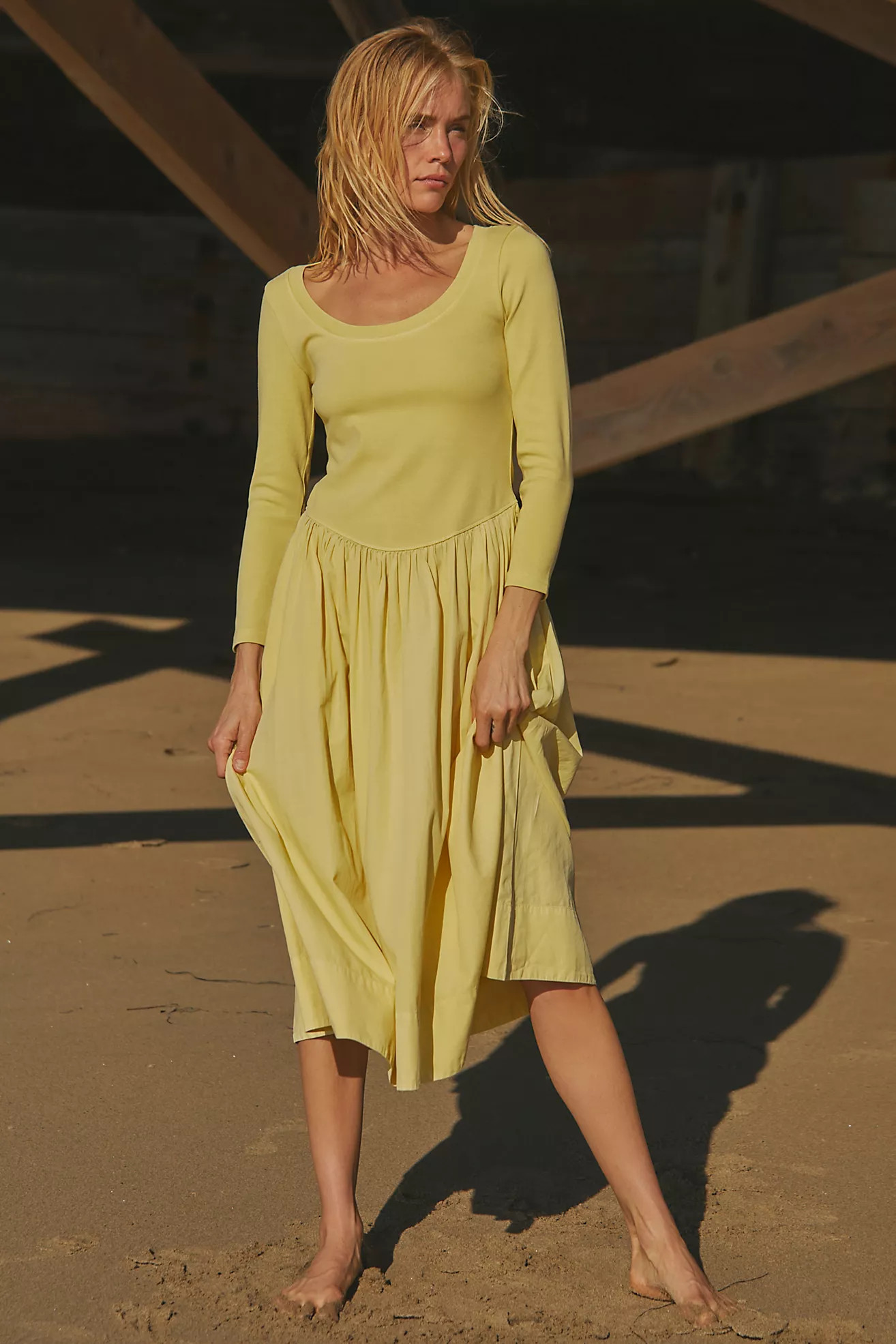 Aelia Drop-Waist Midi | Free People (Global - UK&FR Excluded)