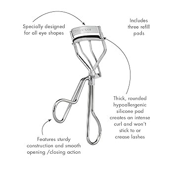 Tweezerman Classic Eyelash Curler Model No. 1034-R, Stainless Steel | Amazon (US)