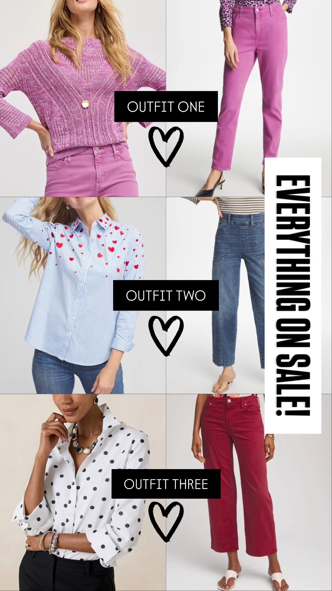THREE OUTFITS…… ALL ON SALE! 

#LTKSaleAlert #LTKOver40 #LTKootd