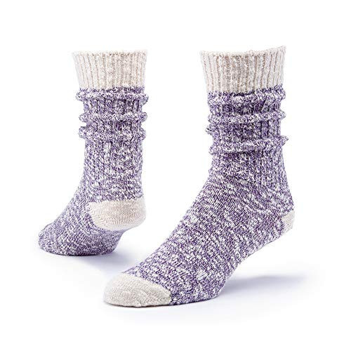 Maggie's Organics - Organic Cotton Ragg Socks for Women & Men - 1 Pair - Unisex - Casual, Loose Nubby Knit, & Relaxed - Outdoor - Soft - Long Lasting - Made In The USA | Amazon (US)