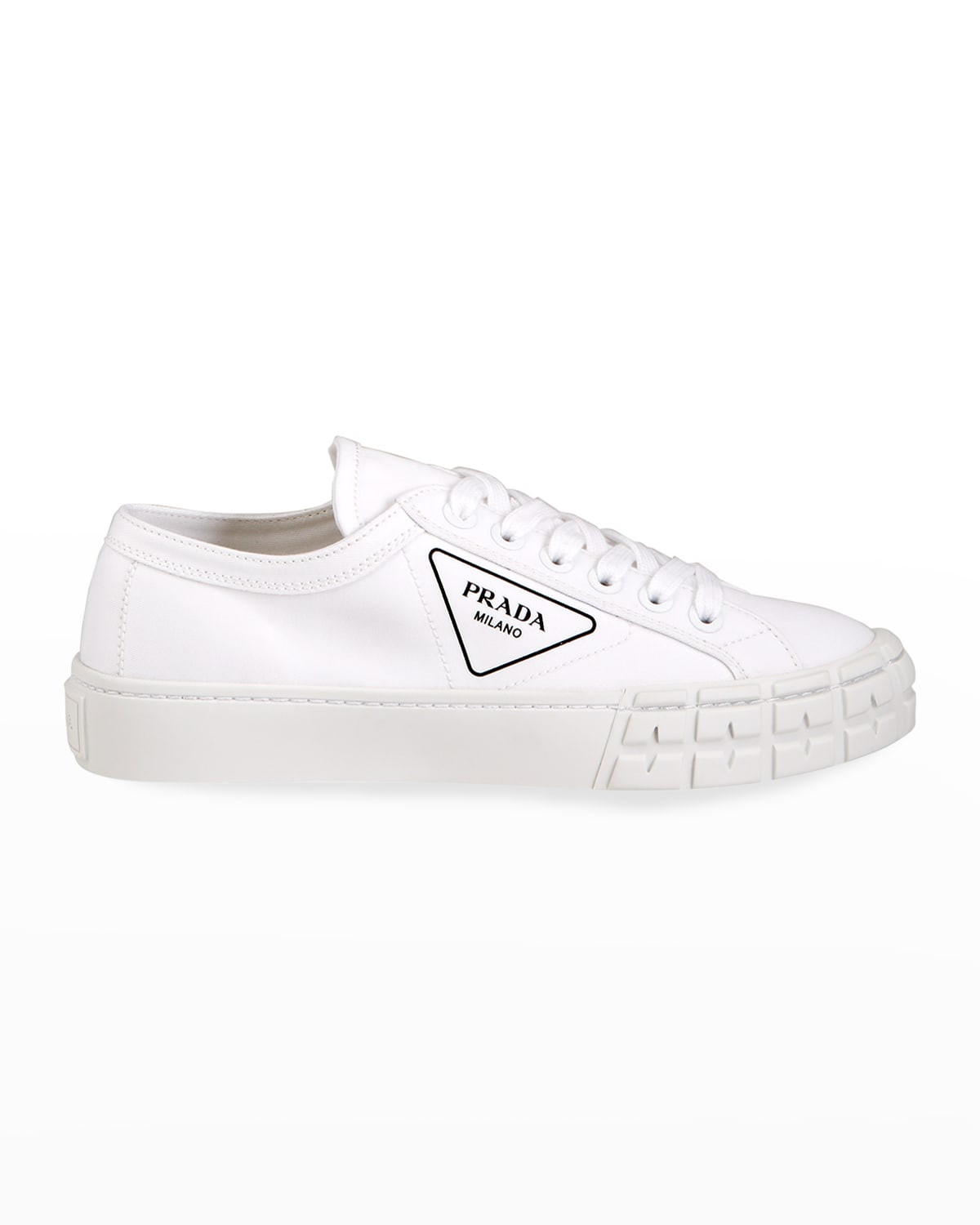 Canvas Tread-Sole Tennis Sneakers | Neiman Marcus