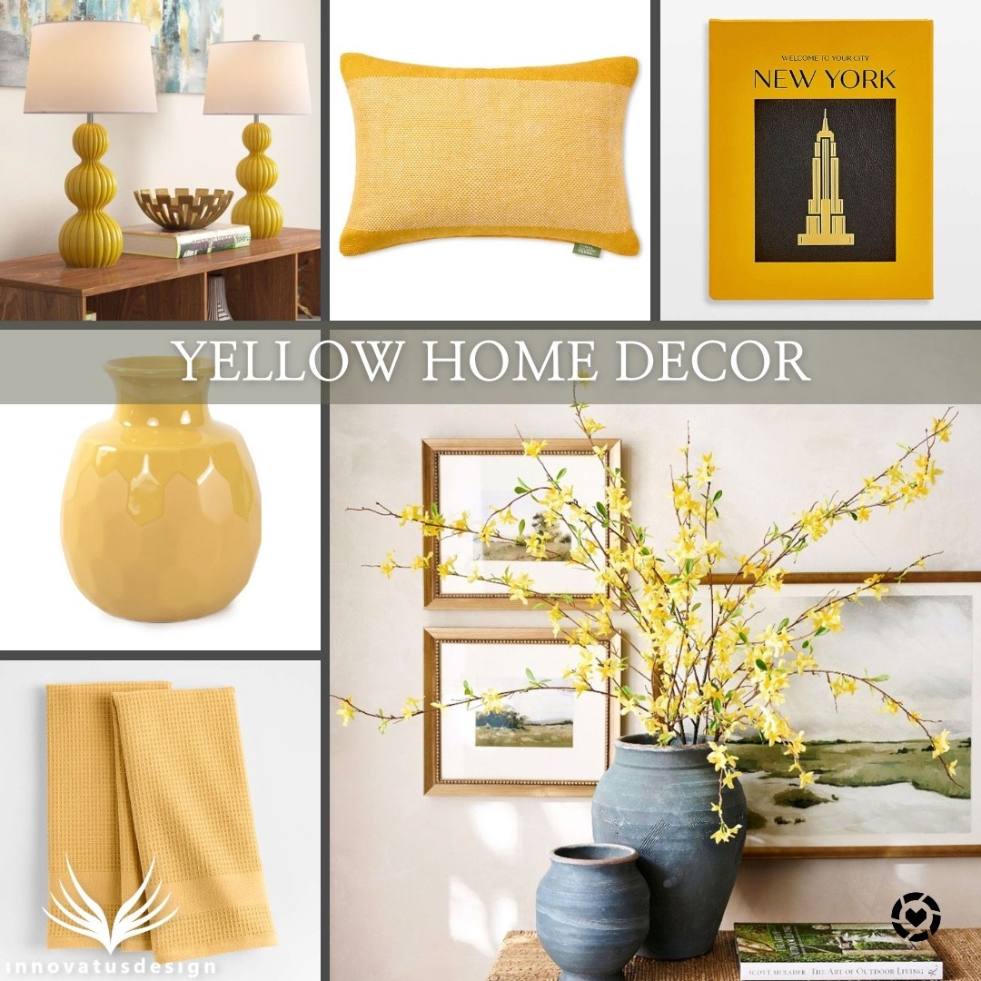 Add a pop of color to your home with these yellow home decorative accessories. These yellow home decor pieces are ideal for injecting personality and a happy color into your spaces.

#LTKHome #LTKSeasonal #LTKFamily