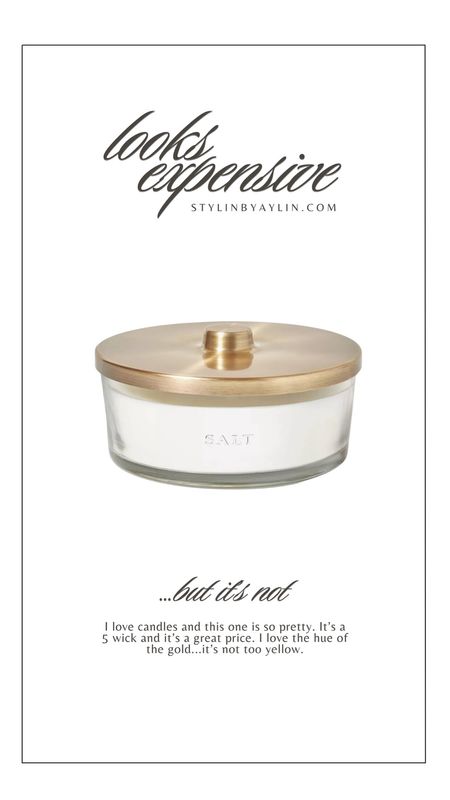 A candle that looks expensive but it’s not #StylinbyAylin #Aylin 

#LTKHome #LTKFindsUnder50