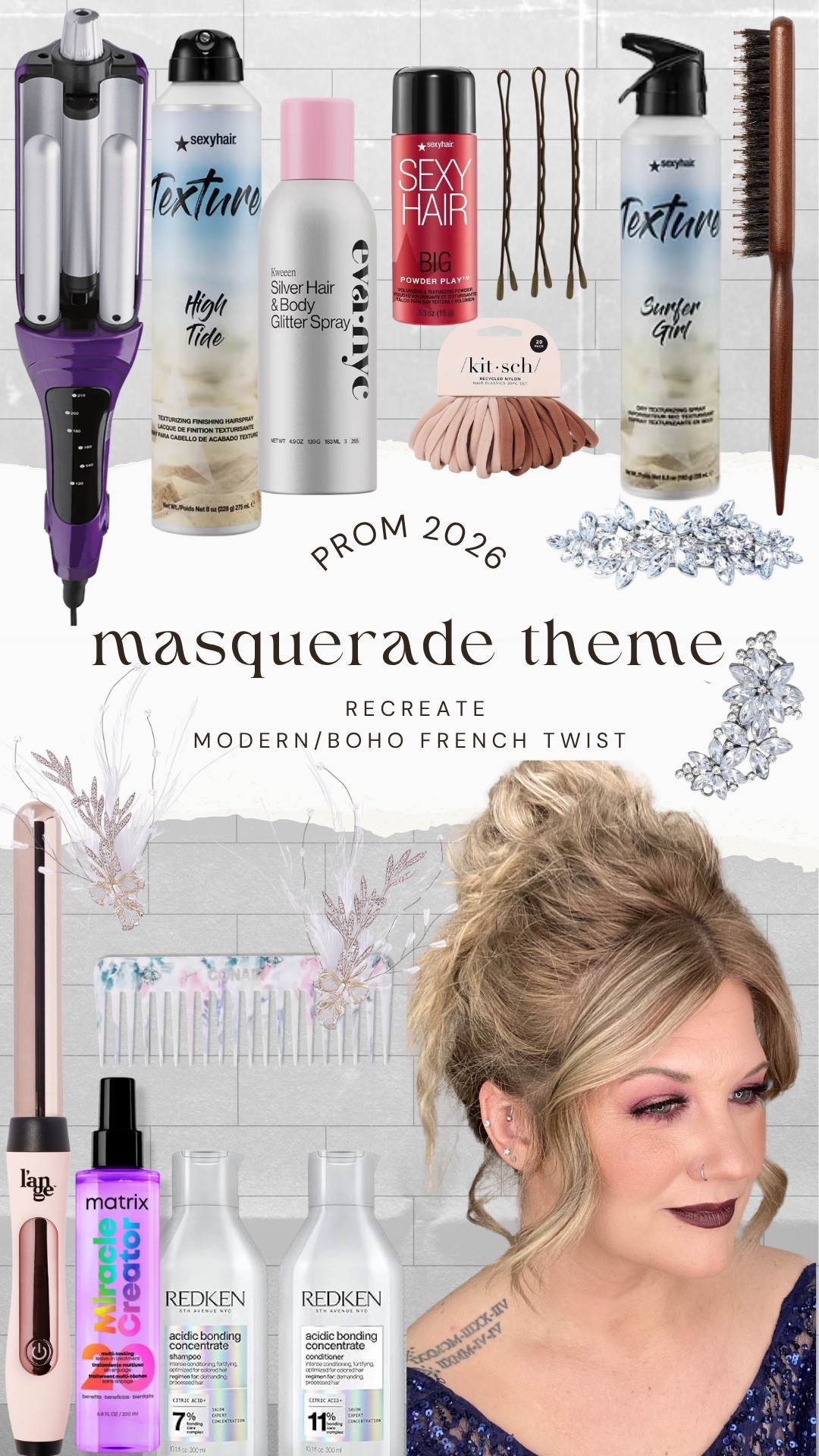 Recreate my modern take on a 2000’s crimped French twist for a Masquerade themed event! Head to my IG to watch the tutorial :)

#LTKFestival #LTKgrwm #LTKBeauty