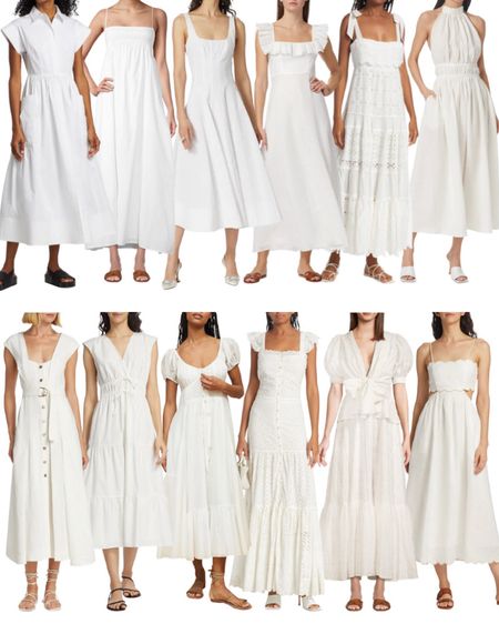 Casual white dresses for the coming season 🤍 

#summer #spring #staples #classic #basics

#LTKSeasonal
