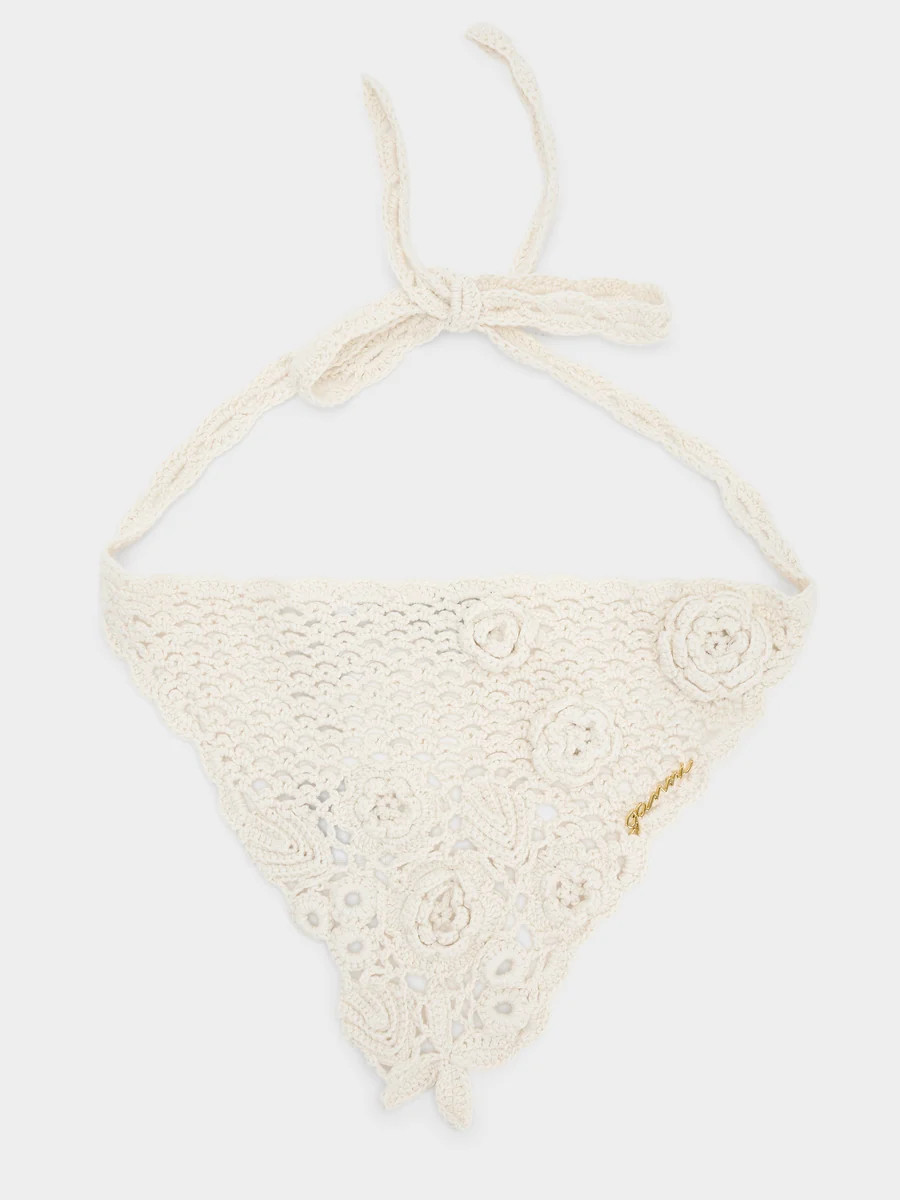 GANNI Crochet Headscarf | Saint Bernard