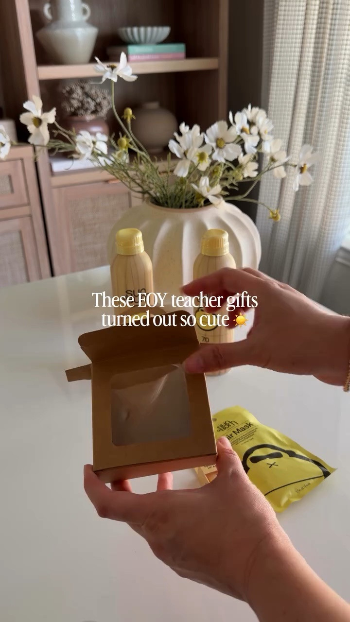 a little sunshine for the teachers who did it all this year ☀️

this is such an affordable end of year teacher gift idea that still feels really special for summer! I wanted something fun but meaningful to say ‘thank you’ after such a big year. 

follow me @threetimesahome for more easy gift ideas + home inspo 💛 

#teachergift #endofyeargift #summergift #giftidea #affordablegift

#LTKmomlife #LTKKids