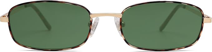 SOJOS Small Trendy Rectangle Sunglasses Womens Mens, Retro 80s 90s Y2k Chic Narrow Thin Skinny Su... | Amazon (US)