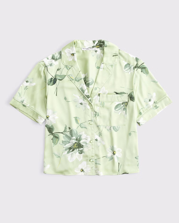 Short-Sleeve Sleep Shirt | Abercrombie & Fitch (US)
