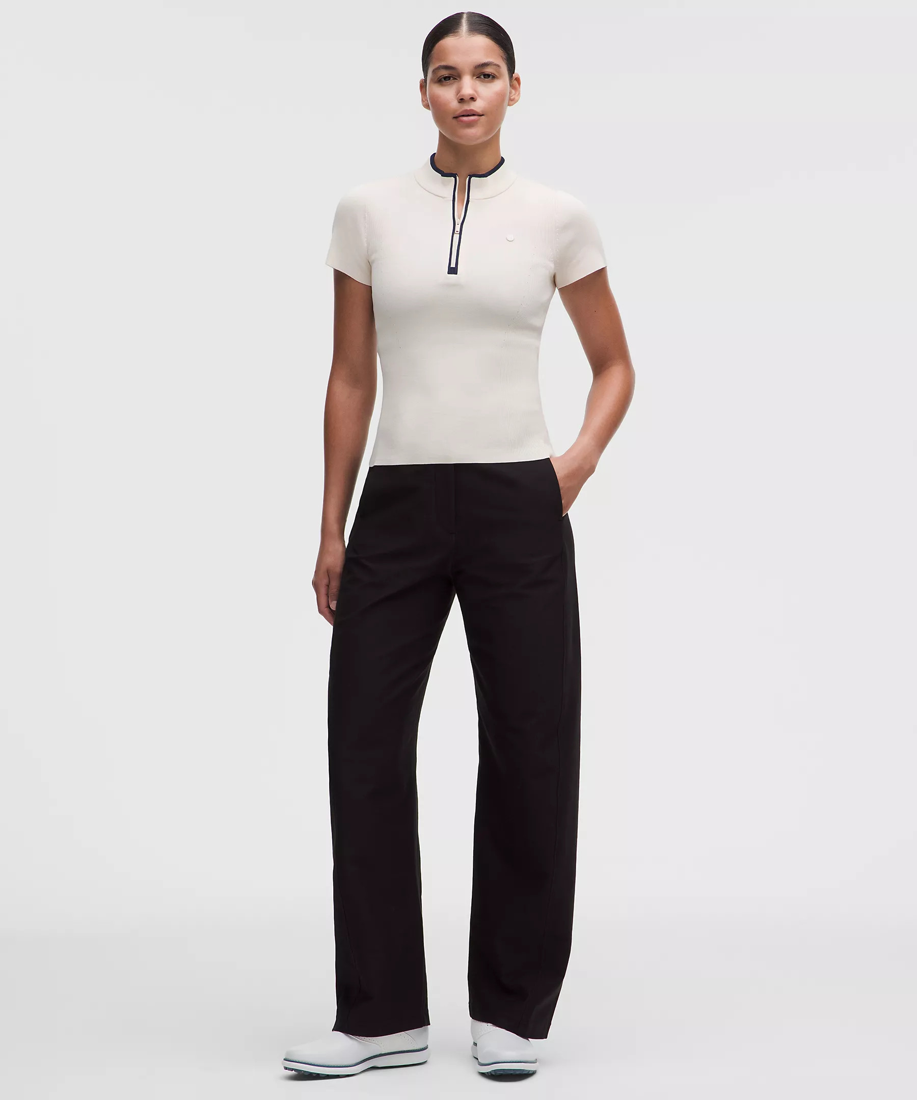 Knit Golf Mockneck Short-Sleeve Shirt | Women's Short Sleeve Shirts & Tee's | lululemon | Lululemon (US)