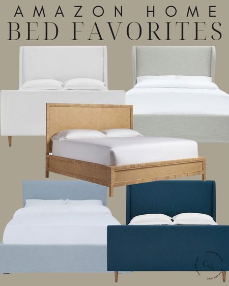 Bed favorites from Amazon 🖤several great looks for less! 

Bed frame, rattan bed frame, upholstered headboard , rattan headboard, upholstered bed frame, Bedding, guest room, primary bedroom, bedroom, bedroom styling, curated spaces, shoppable inspo, bedroom inspiration, Modern home decor, traditional home decor, budget friendly home decor, Interior design, look for less, designer inspired, Amazon, Amazon home, Amazon must haves, Amazon finds, amazon favorites, Amazon home decor #amazon #amazonhome 

#LTKFamily #LTKStyleTip #LTKHome