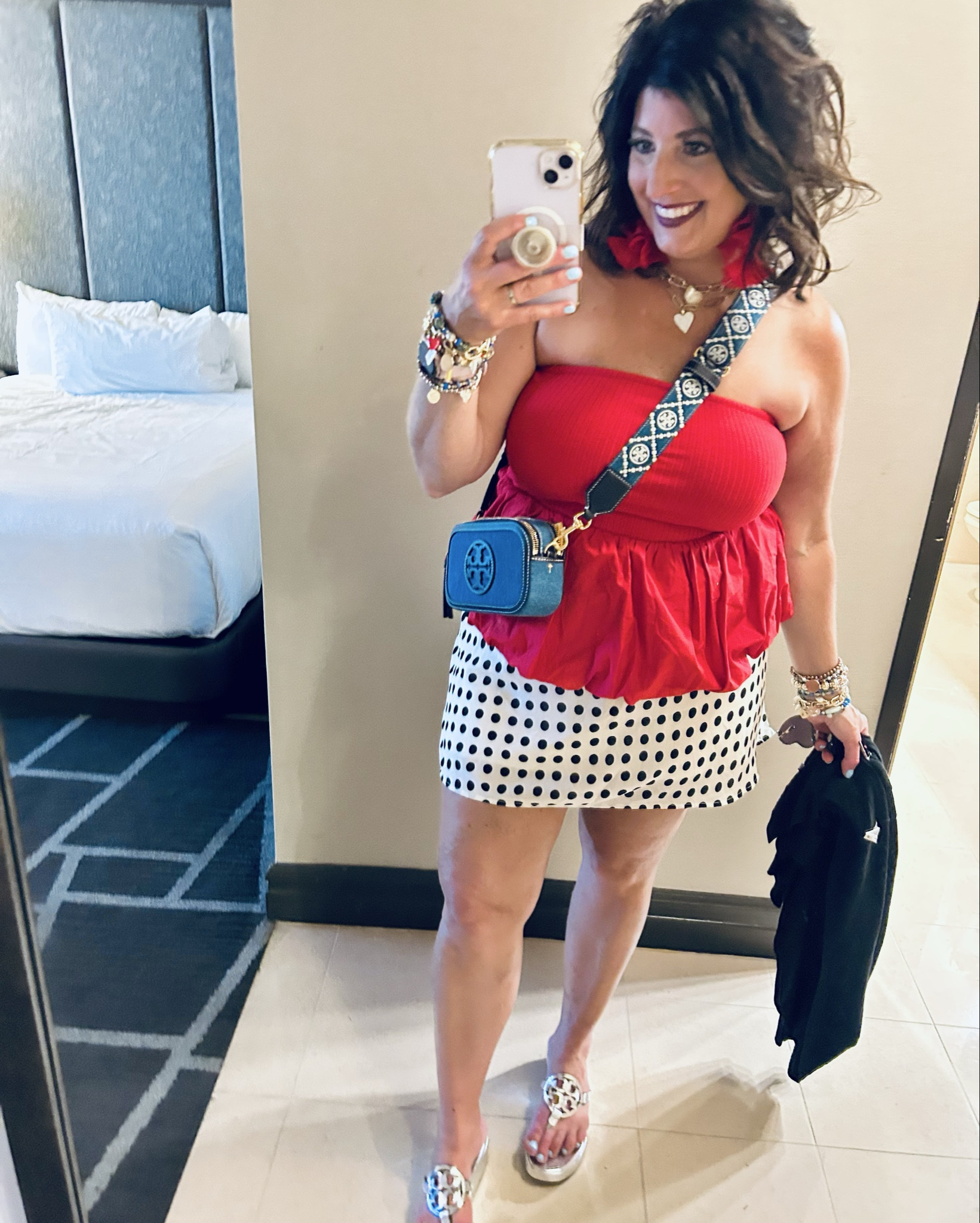 Adorable little outfit I wore one evening in Vegas cheering on the Chiefs! 🏈 @abercrombie @anthropologie

#LTKTravel #LTKOver40 #LTKMidsize