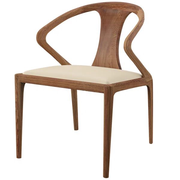 Glinda Upholstered Arm Chair in Walnut | Wayfair North America