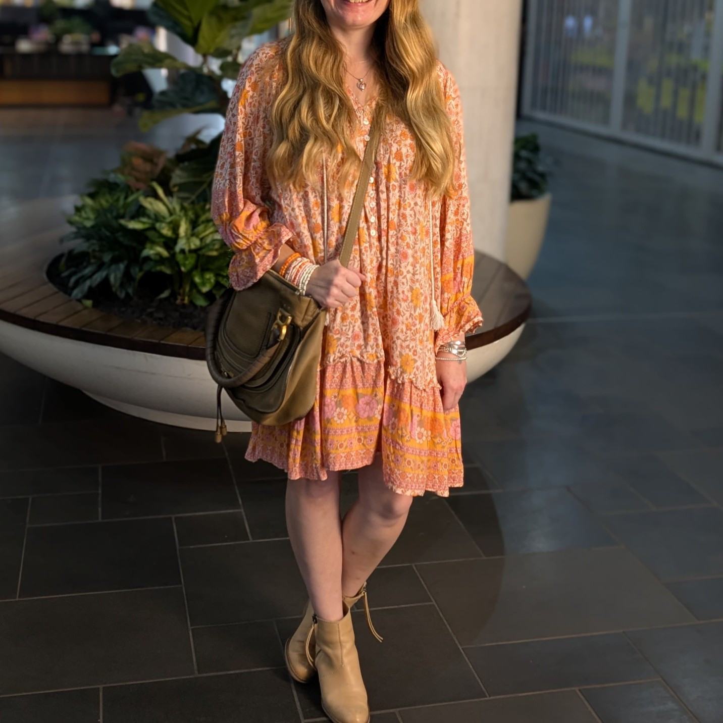 Jaase floral mini dress with Acne Pistol ankle boots and Chloe Marcie bag 🧡

#LTKaustralia #LTKbag #LTKdresses