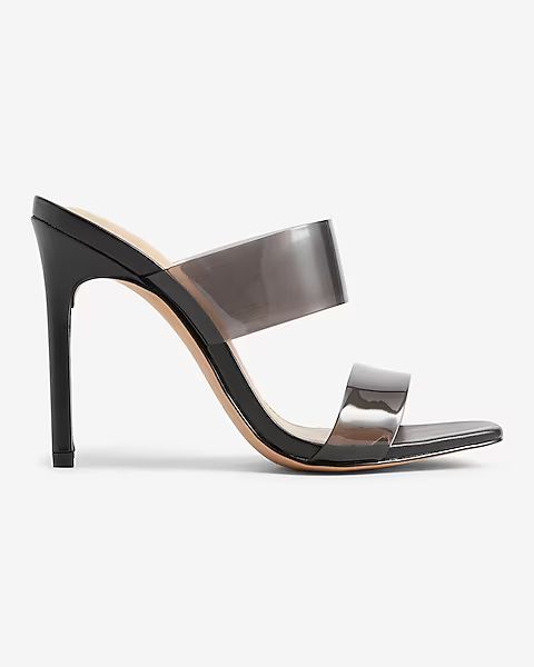 Barely There Double Band Heeled Sandals | Express
