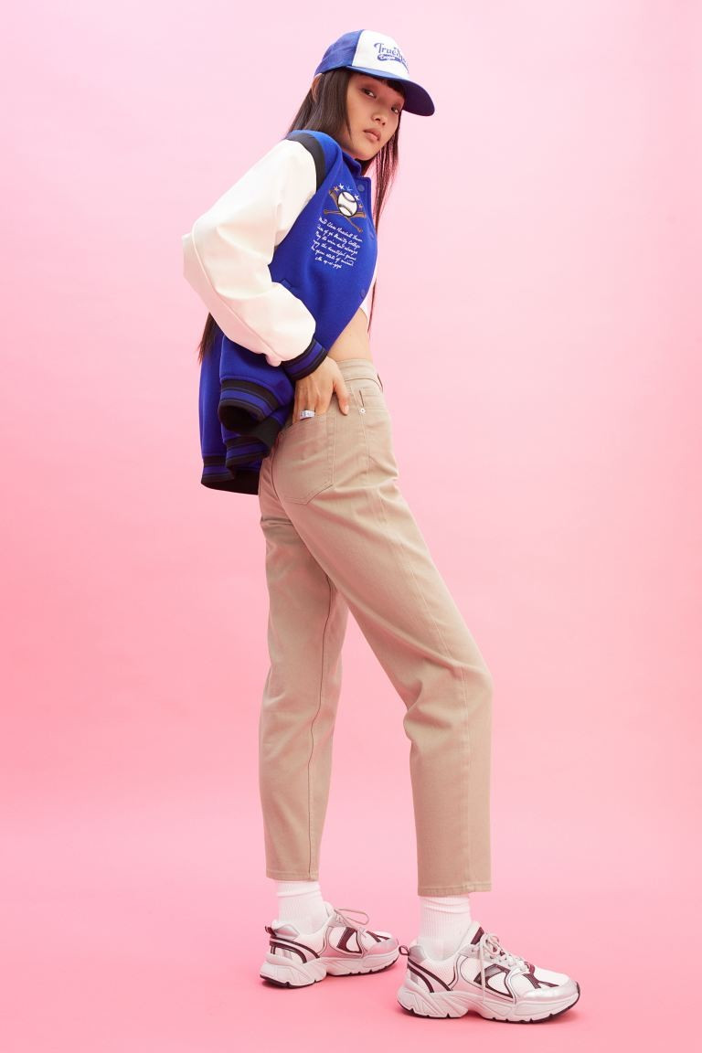 Mom Loose Fit Twill Pants | H&M (US + CA)