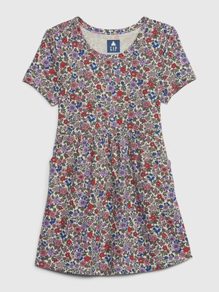 Toddler 100% Organic Cotton Mix and Match Skater Dress | Gap (CA)