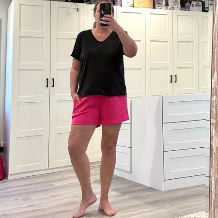 L❤️VE these new shorts! Worth it at full price, but now they're on deal 👇! Nice thickness, soft and stretchy + great pockets! #ad

#LTKfindsunder50 #LTKstyletip #LTKsalealert