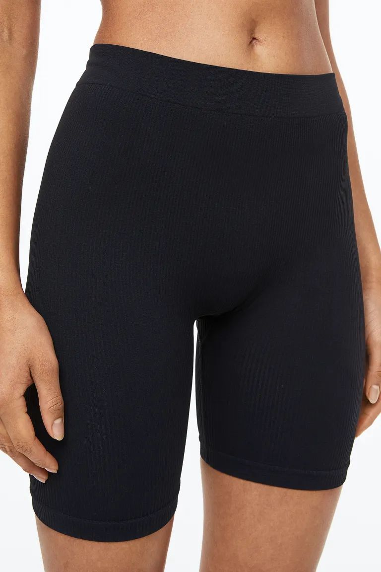 Seamless Ribbed Biker Shorts | H&M (US)