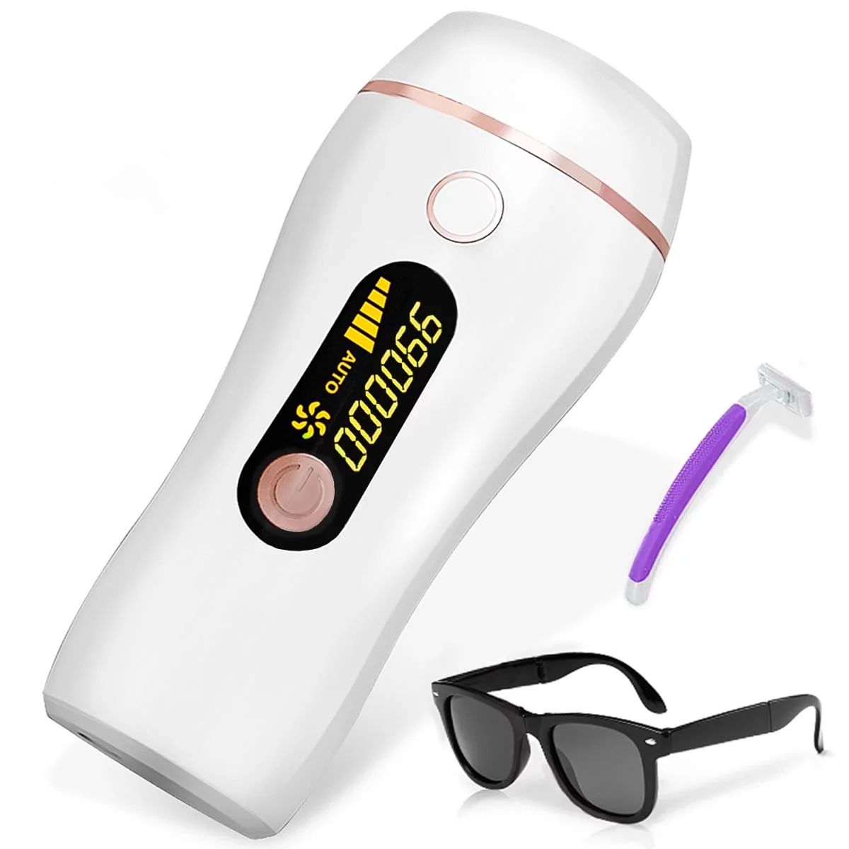 IPL Laser Hair Removal Device, 2-in-1 Permanent & Painless Hair Remover for Women and Men, 5 Mode... | Walmart (US)