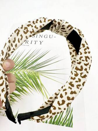 1 stuk Vrouwen In de mode & Sexy Luipaardprint Haarband Voor Dagelijks gebruik | SHEIN