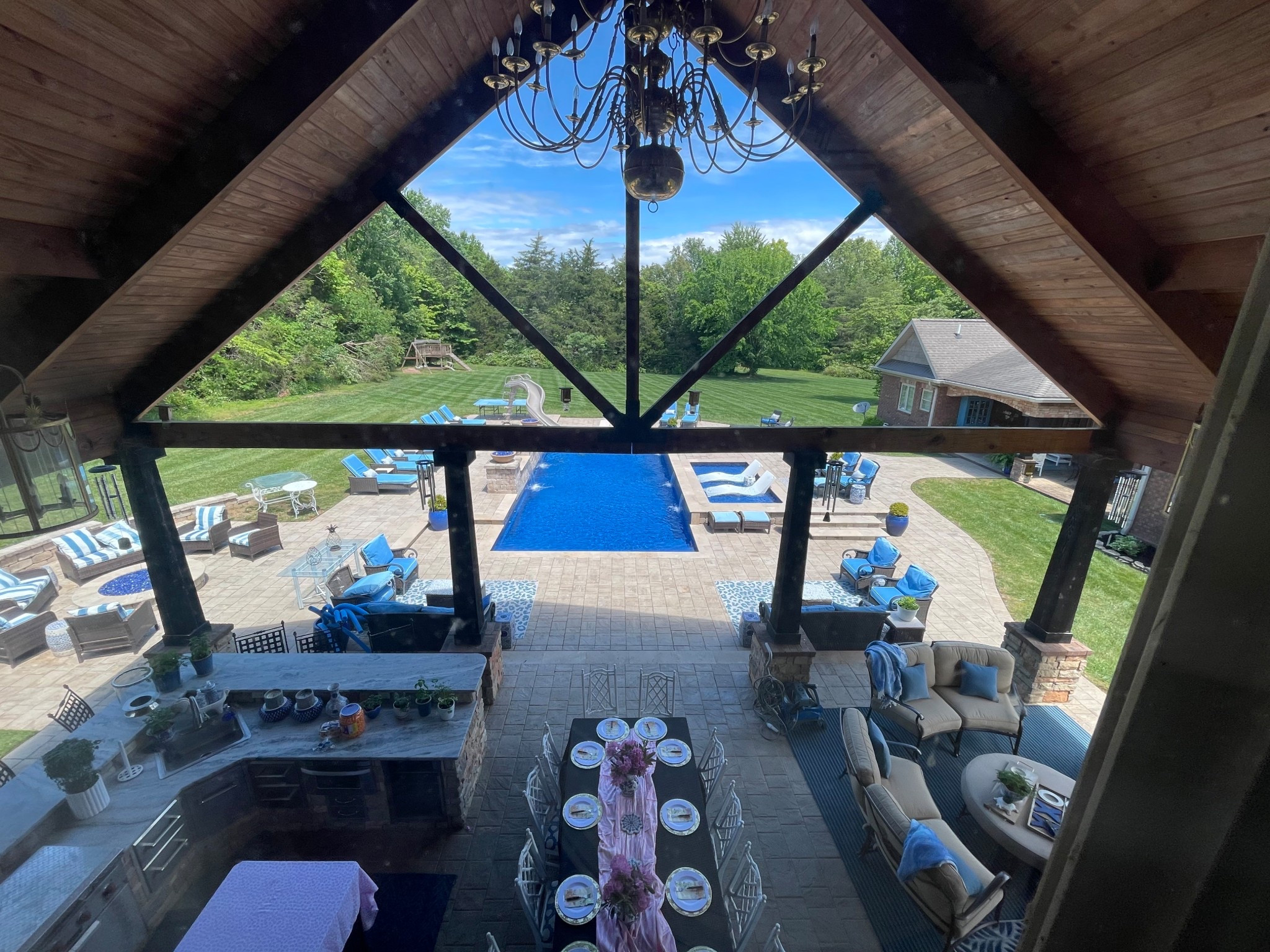 My parents’ pool and patio 

#LTKHome #LTKFamily #LTKParties