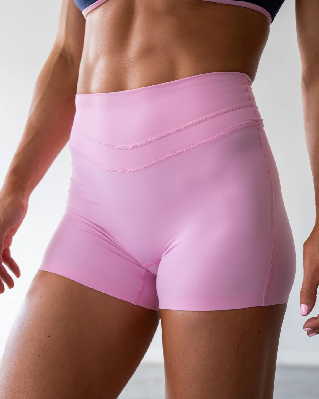 Enhance Ultra High-Rise 4" Short - Pink Frosting | LSKD | LSKD