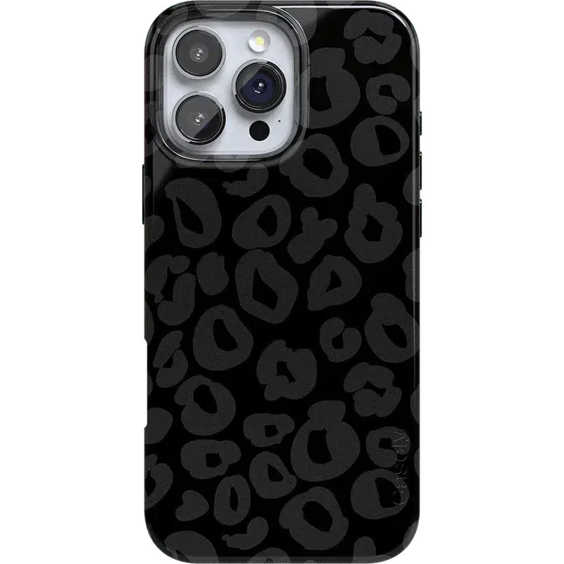 Into the Wild | Black Leopard Case | CASELY