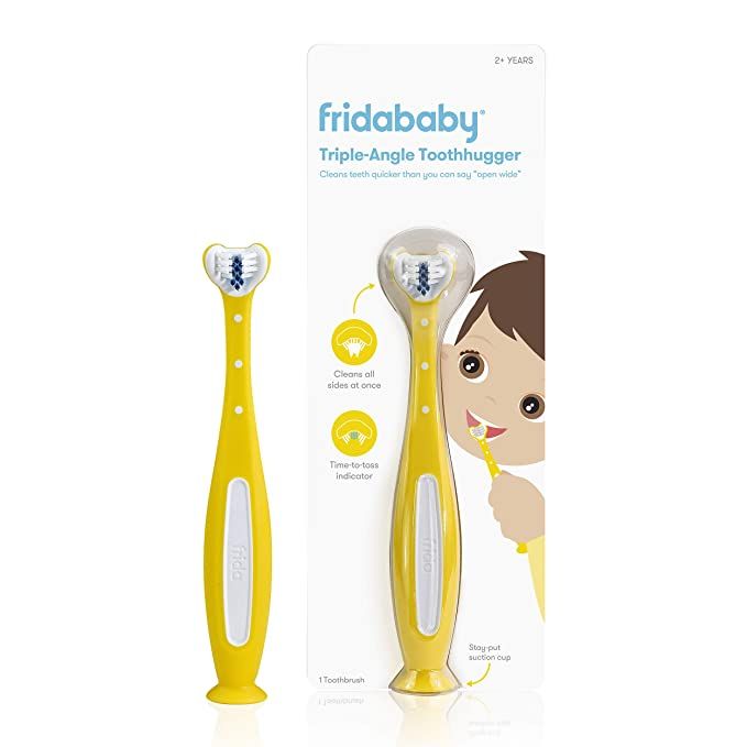 FridaBaby Triple-Angle Toothhugger Training Toothbrush for Toddler Oral Care | Amazon (US)